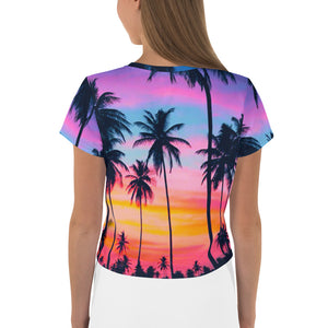 Sunset Crop Tee