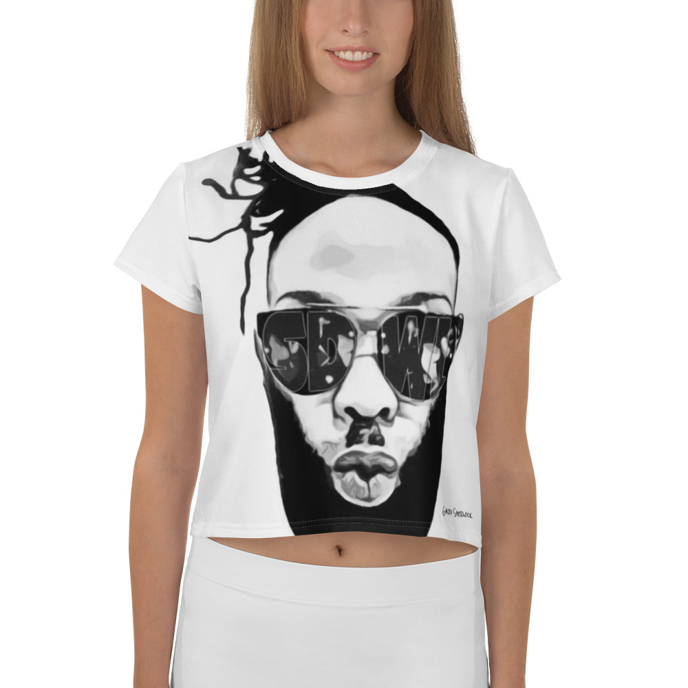 Lady Sherlock Crop Tee