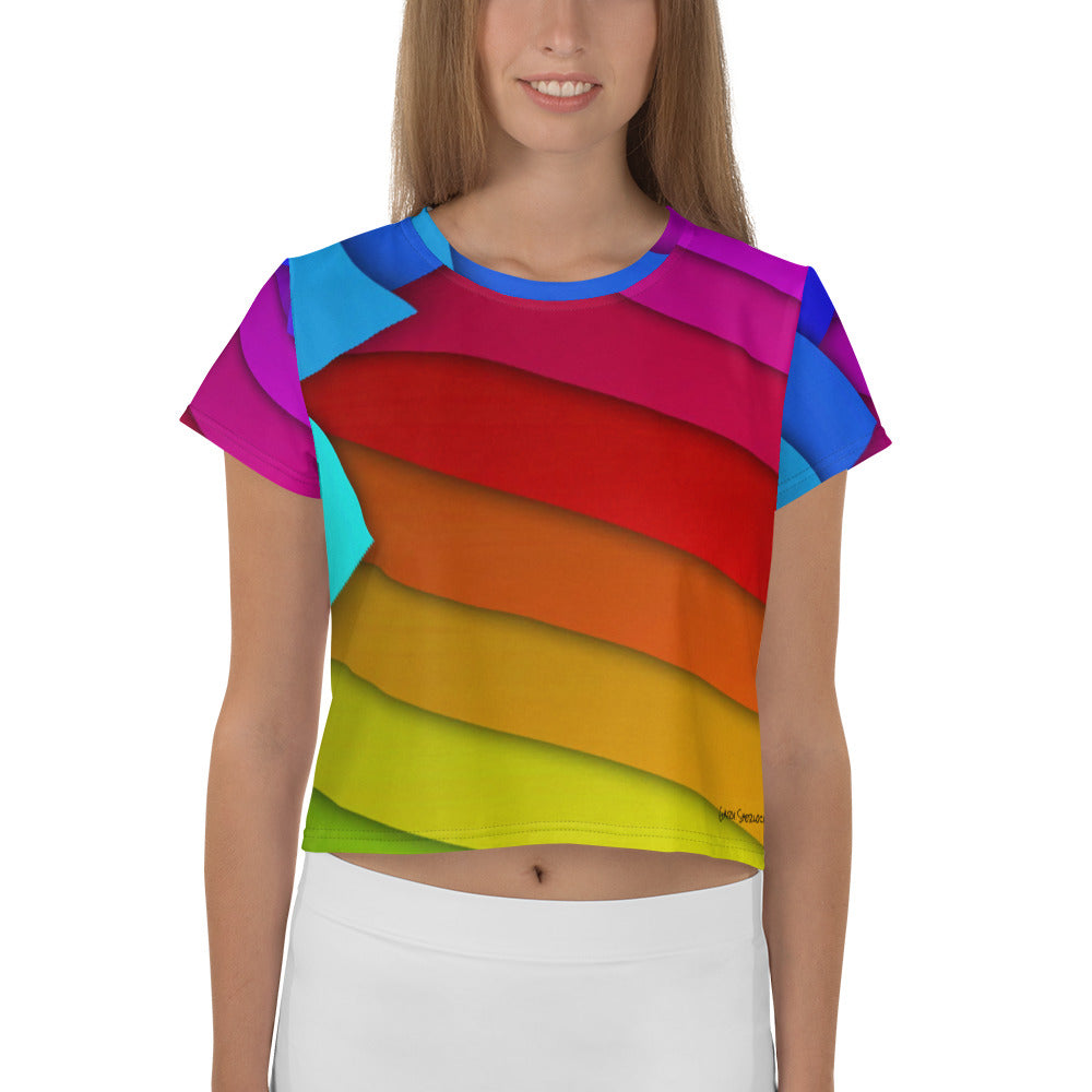 Jazzy Crop Tee