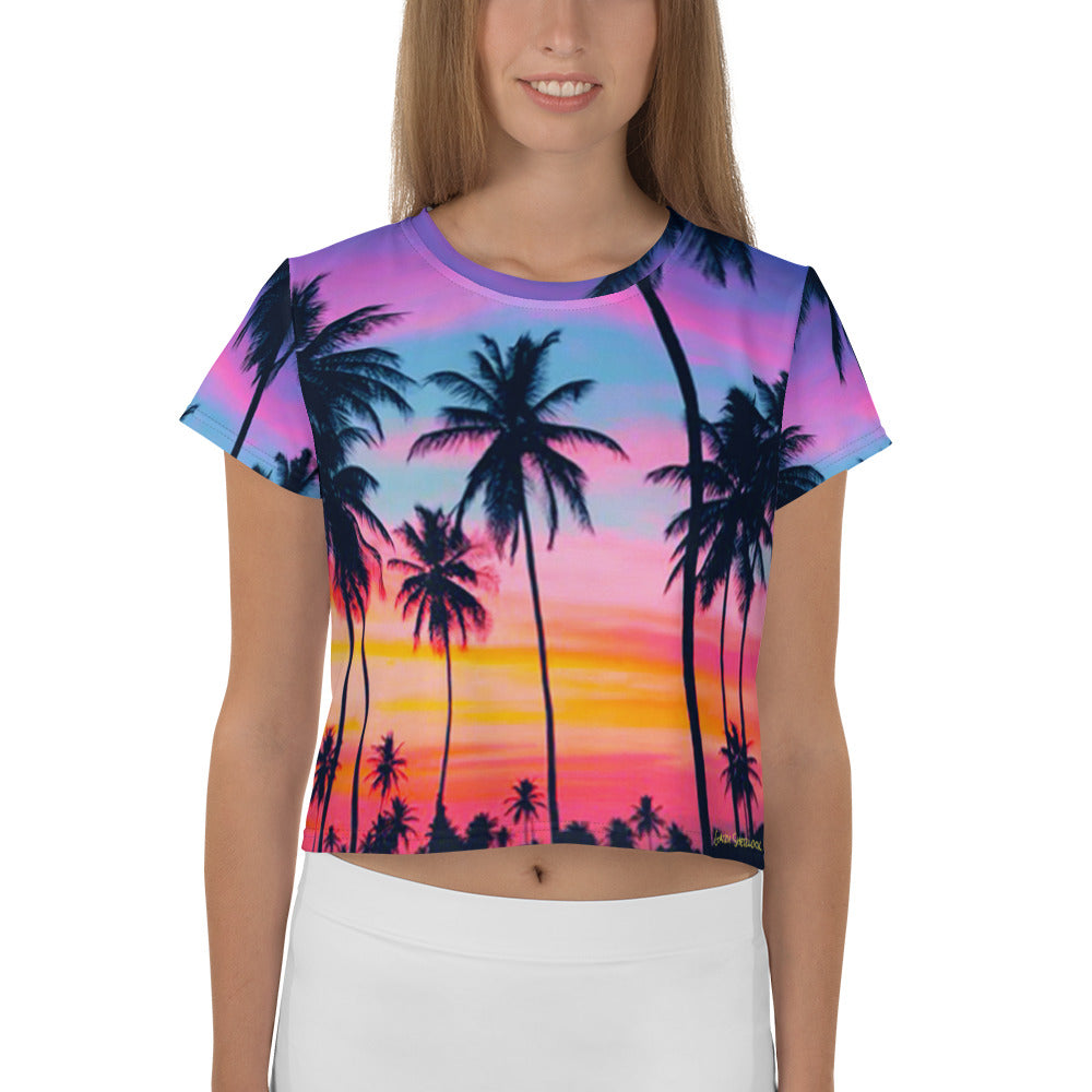 Sunset Crop Tee