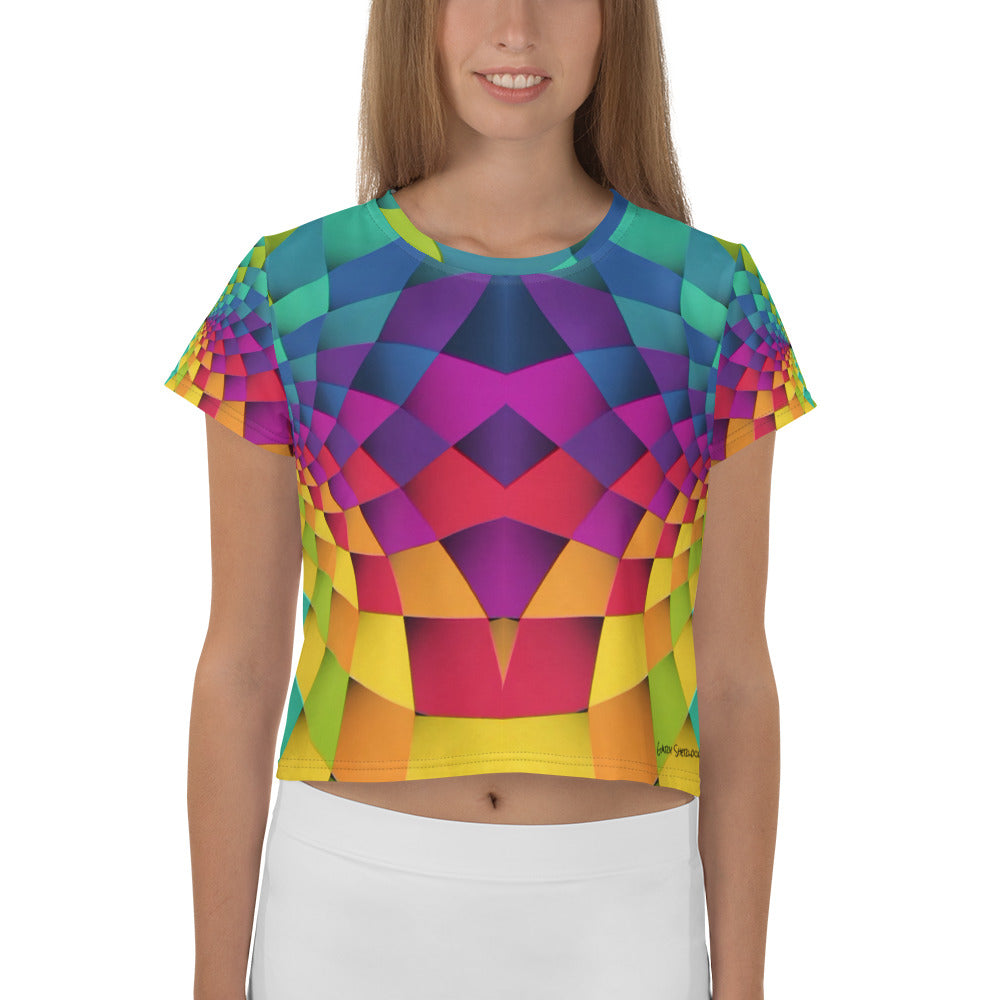 Vivid Crop Tee