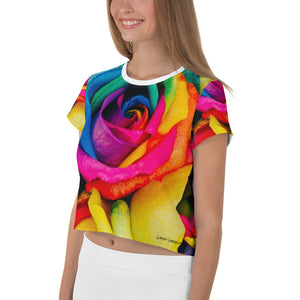 TD Rose Crop Tee