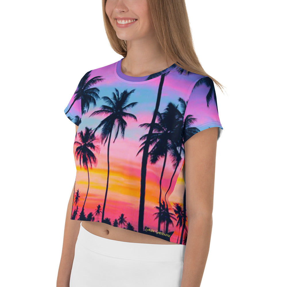 Sunset Crop Tee