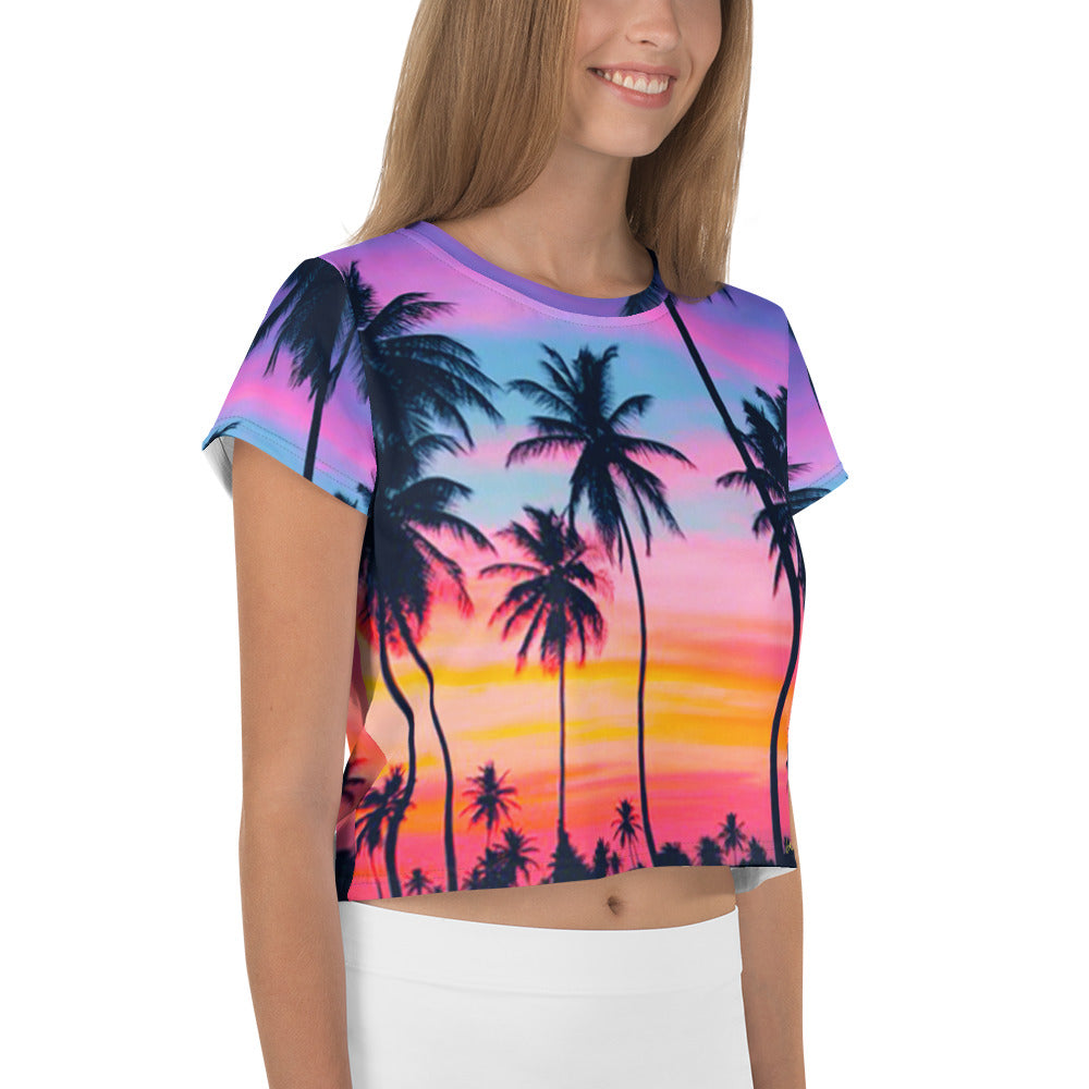 Sunset Crop Tee