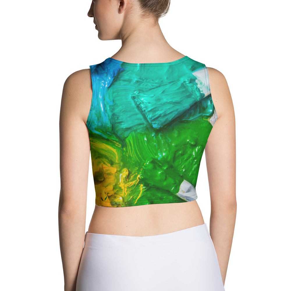 Painted Crop Tank Top