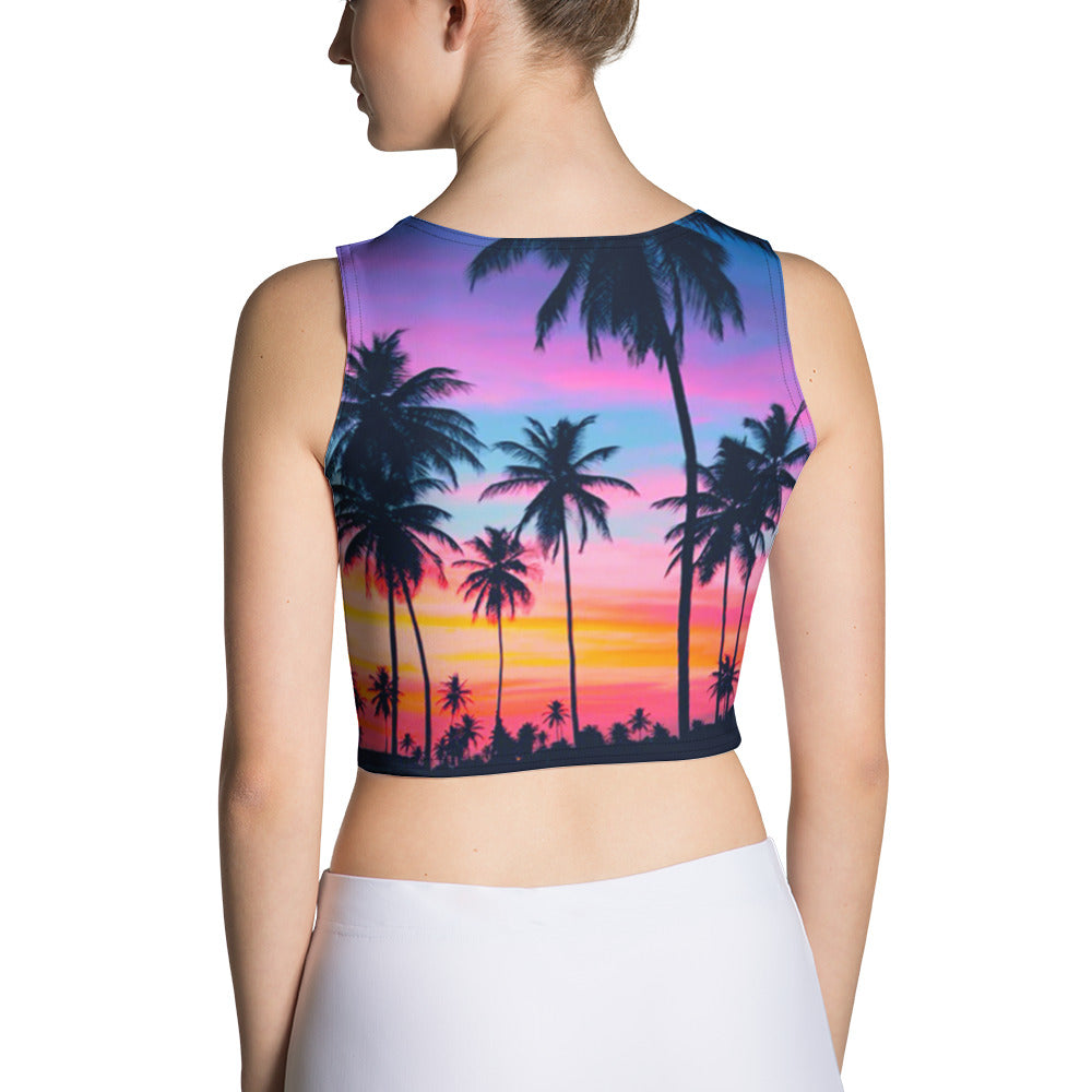 Sunset Crop Tank Top