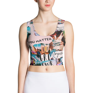 Girl Power Crop Tank Top