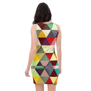 Pyramid Fitted Dress