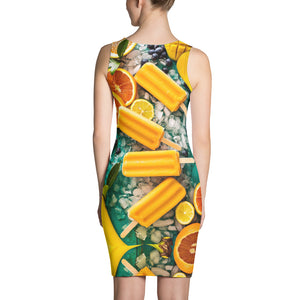 Citrus Fitted Dress