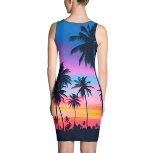 Sunset Fitted Dress