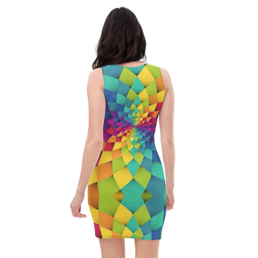 Vivid Fitted Dress