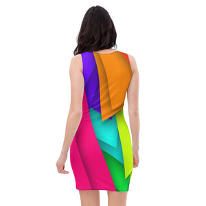 Colorlope Fitted Dress