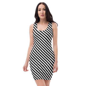 BW Striped Fitted Dress