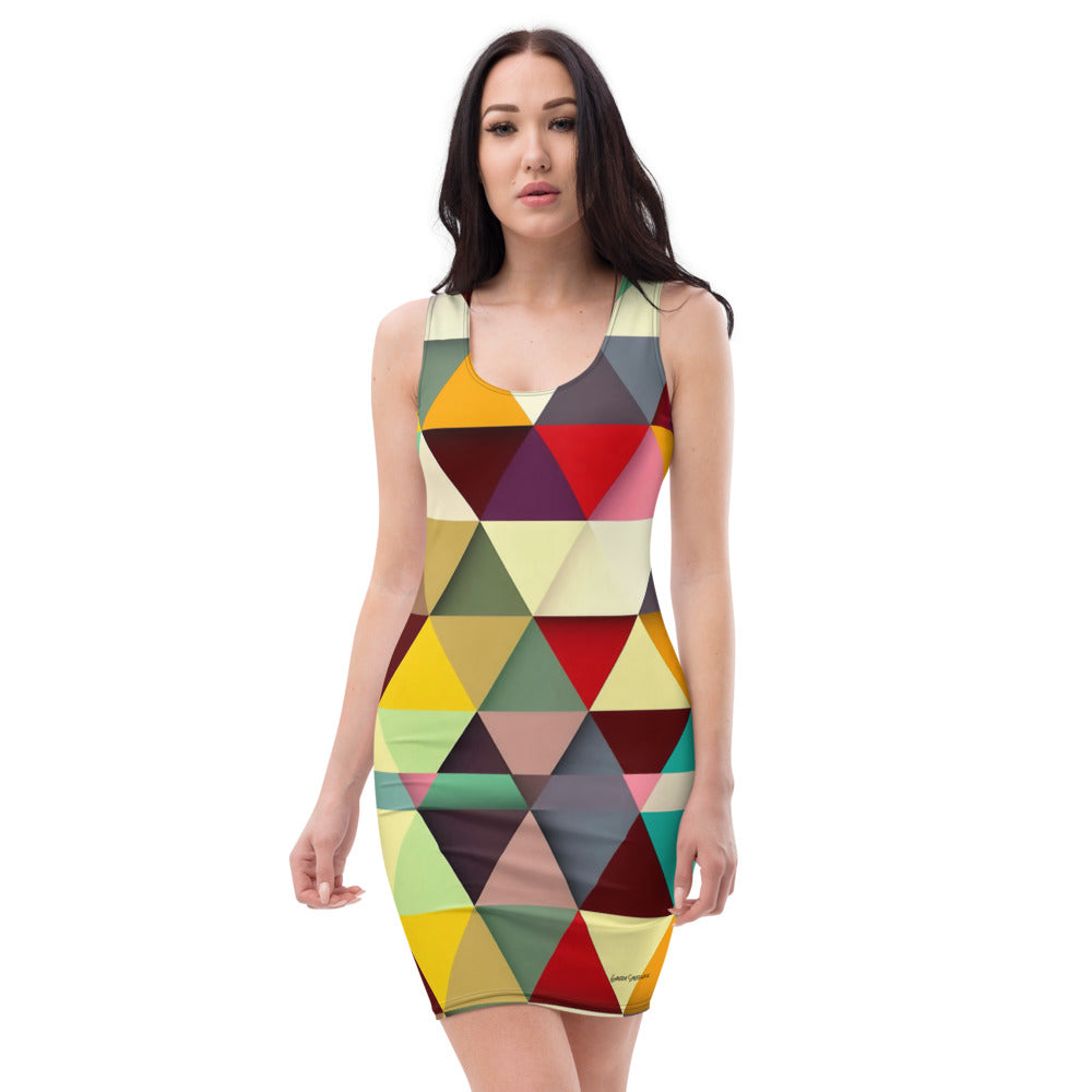 Pyramid Fitted Dress