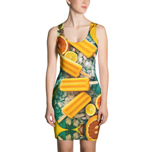 Citrus Fitted Dress