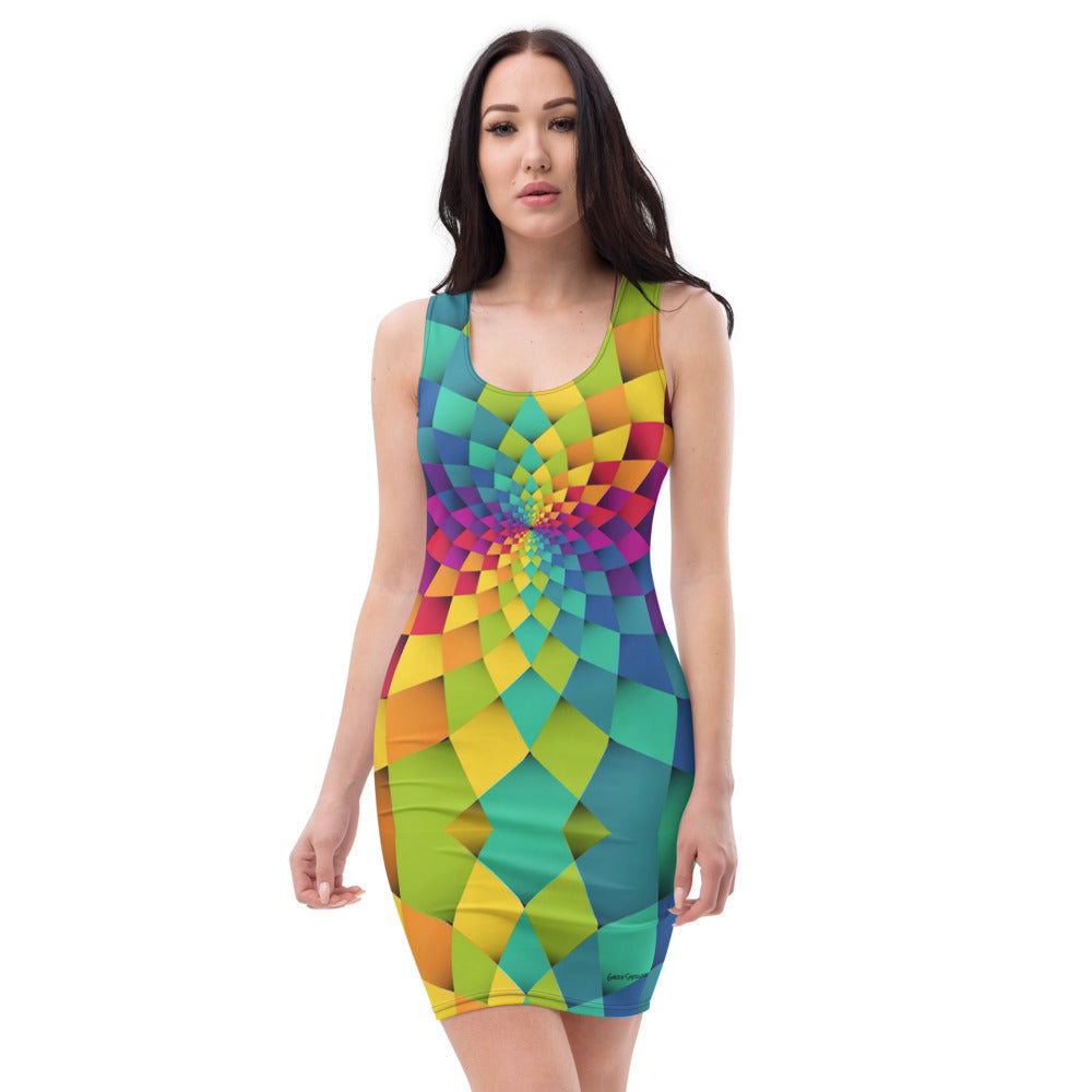 Vivid Fitted Dress