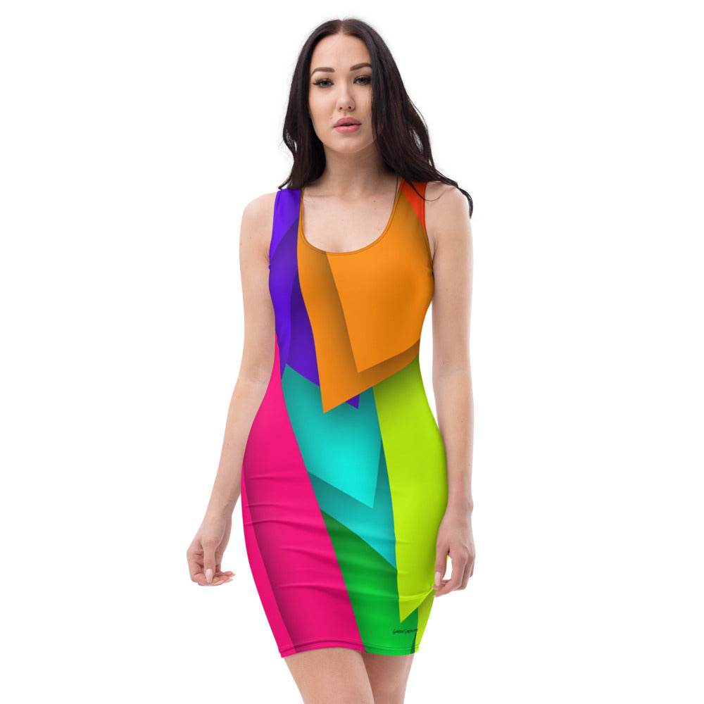 Colorlope Fitted Dress