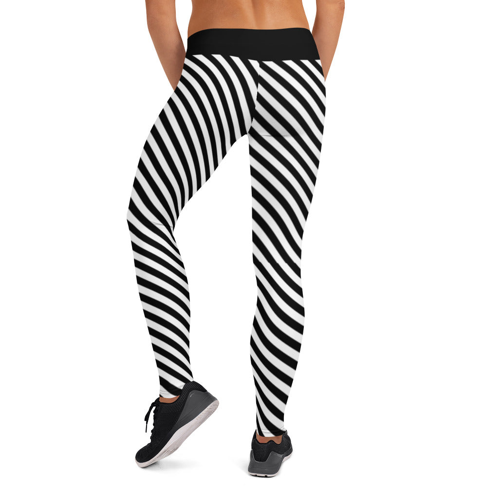 BW Striped Leggings