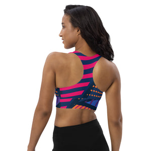 Spotted Longline Sports Bra