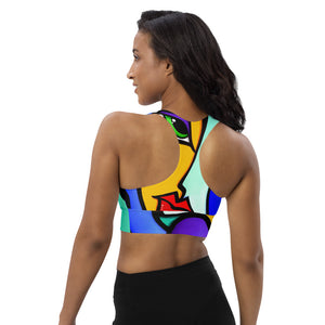 One Eye Longline Sports Bra