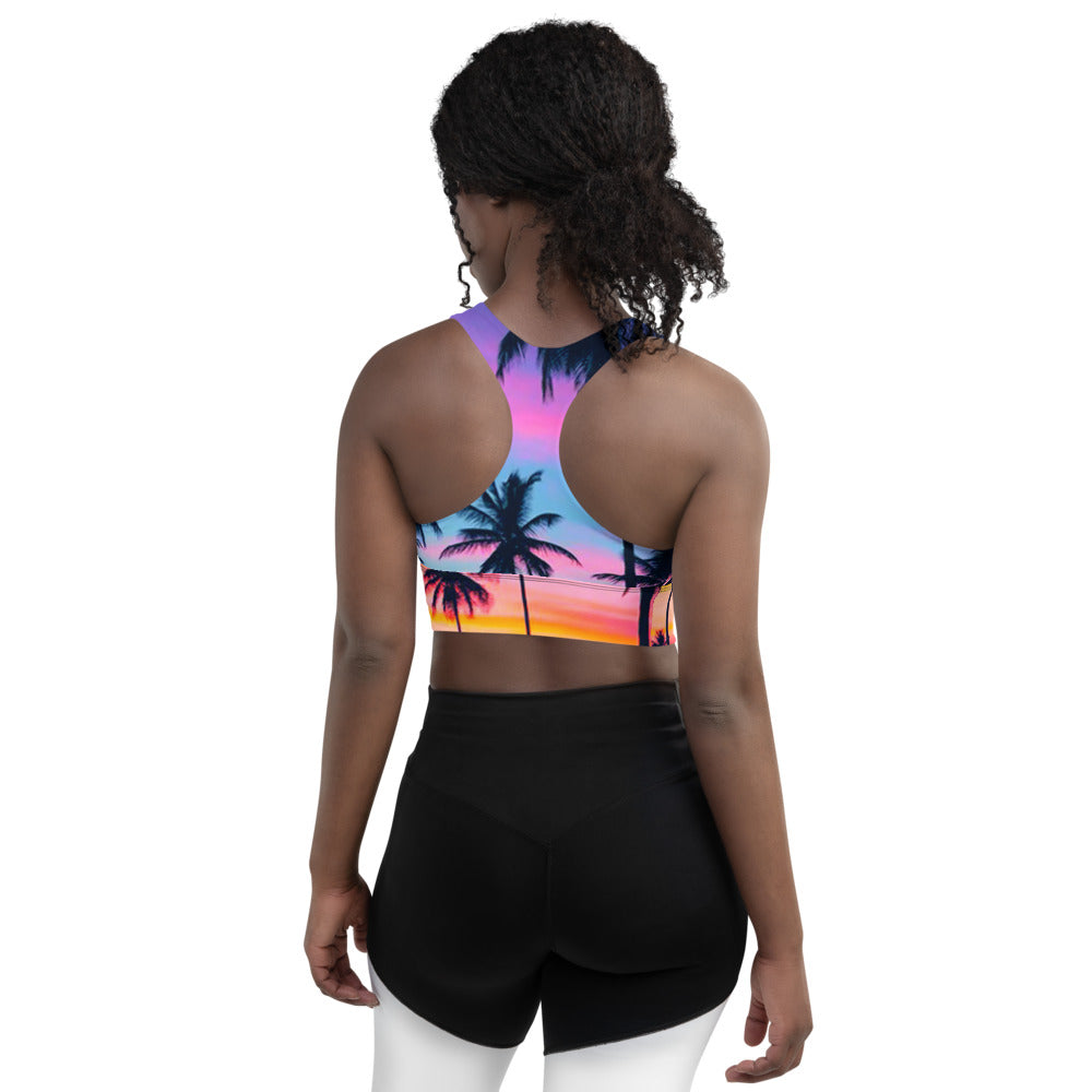 Sunset Longline Sports Bra