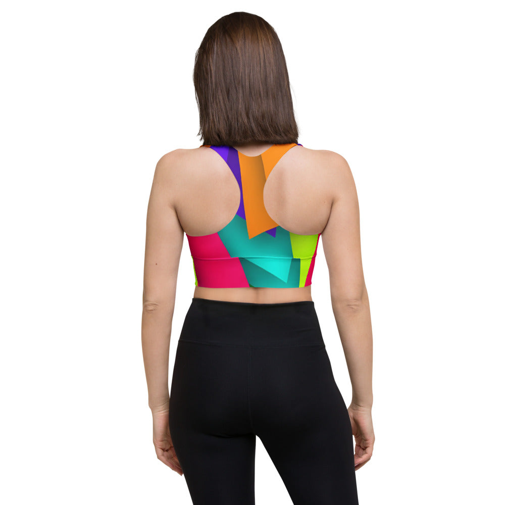 Colorlope Longline Sports Bra