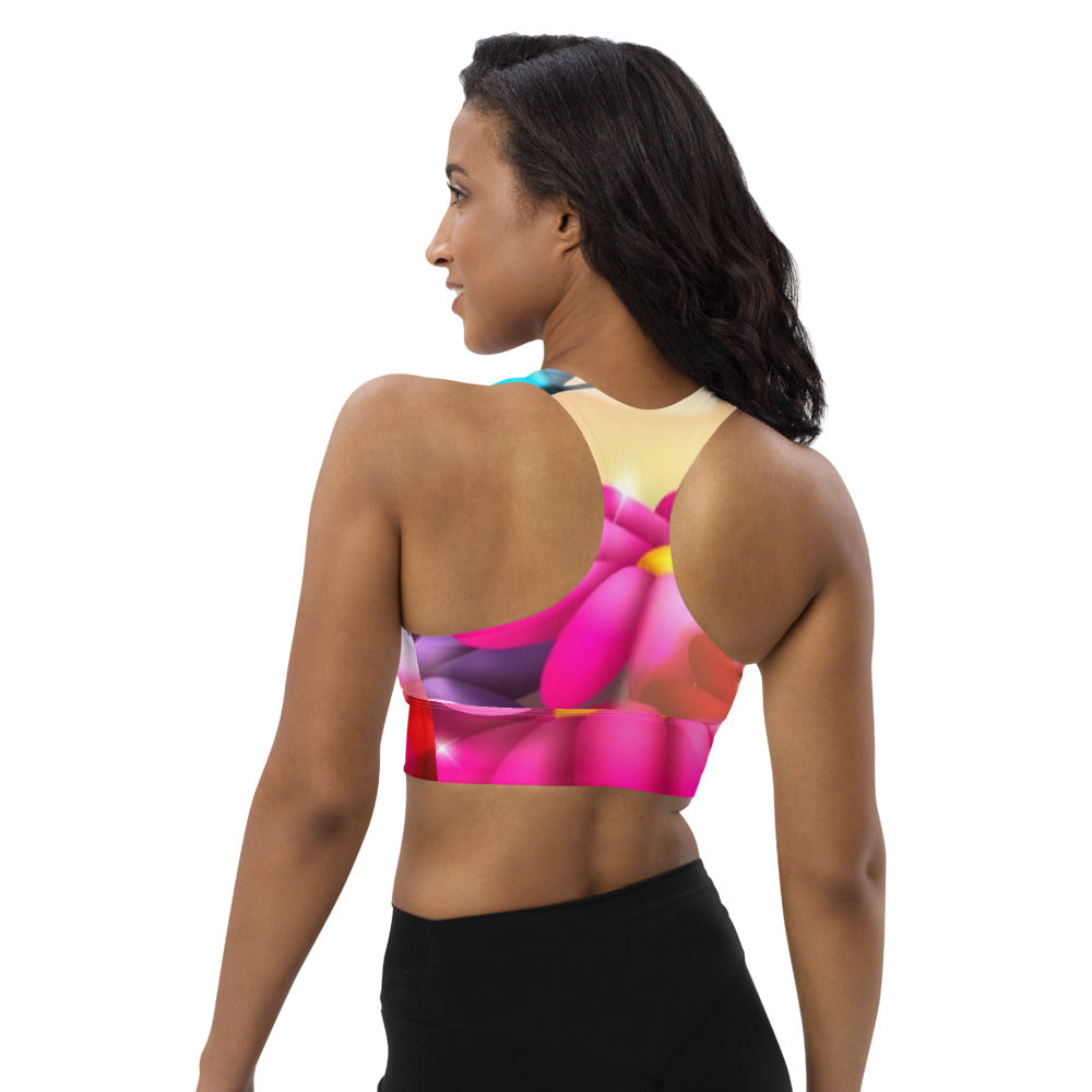 Spring Longline Sports Bra