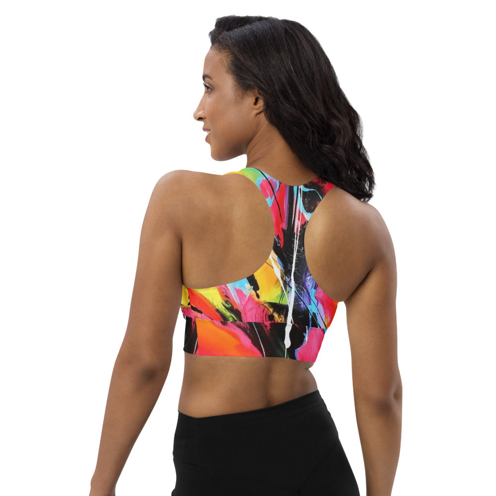 Eruption Longline Sports Bra