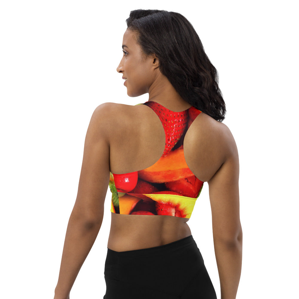 Summer Fruit Sports Bra