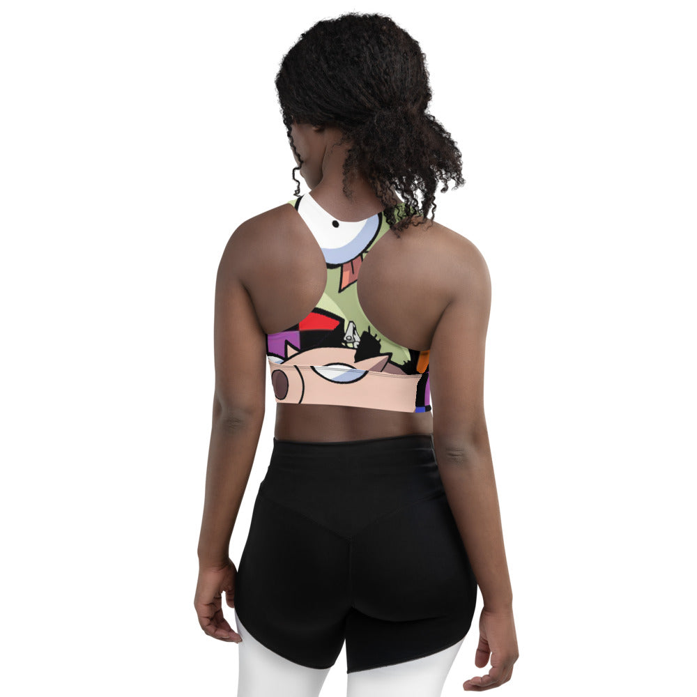 Loon Toon Longline Sports Bra