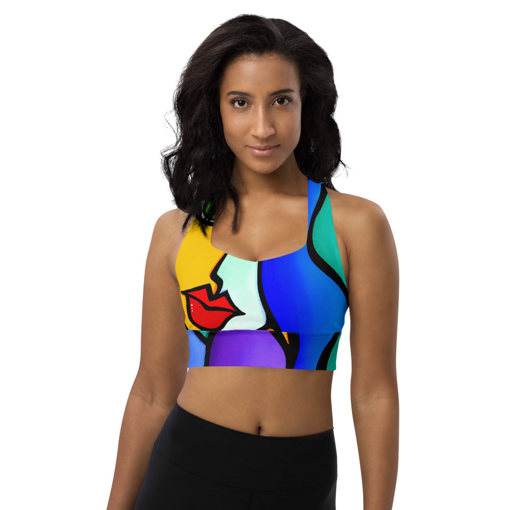 One Eye Longline Sports Bra