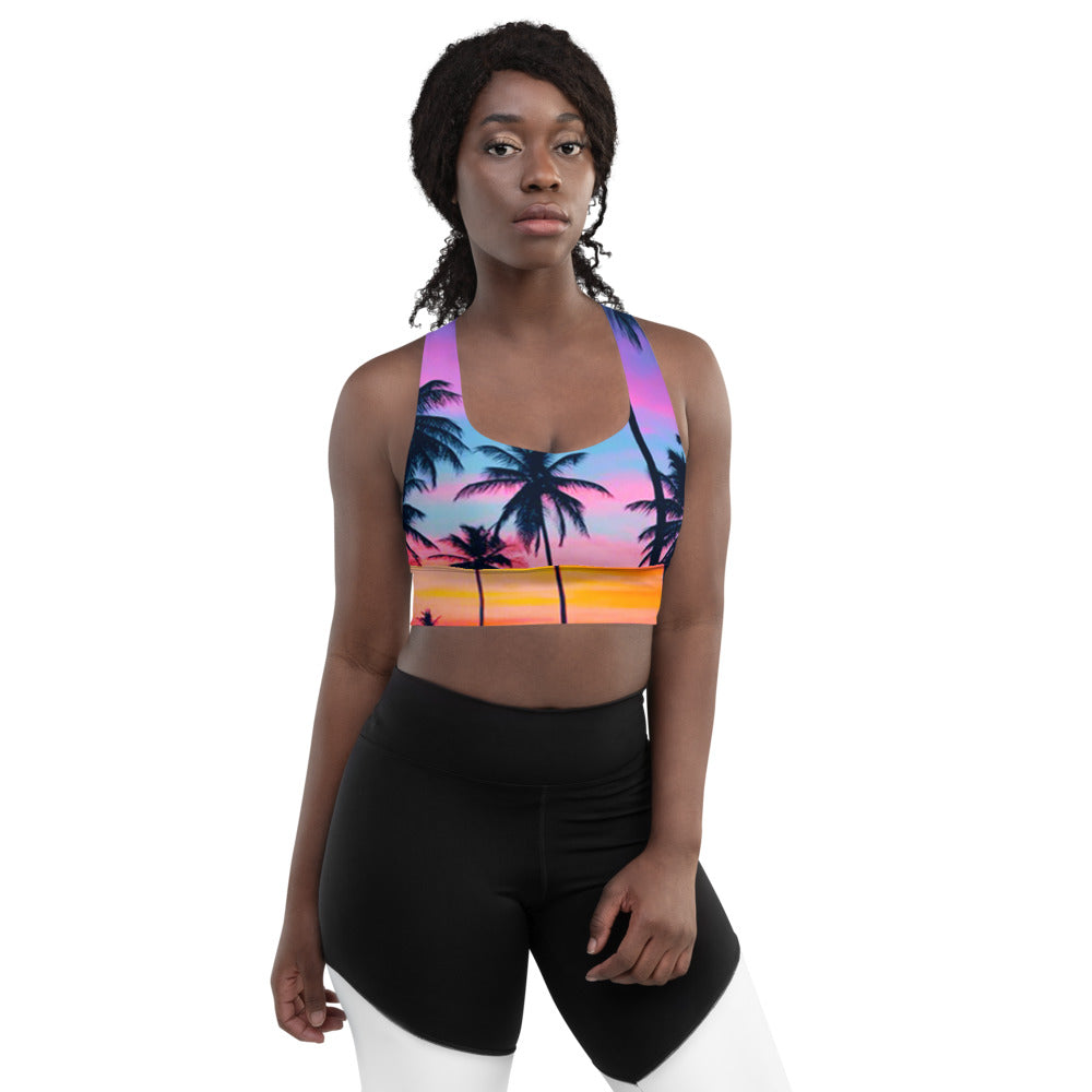 Sunset Longline Sports Bra