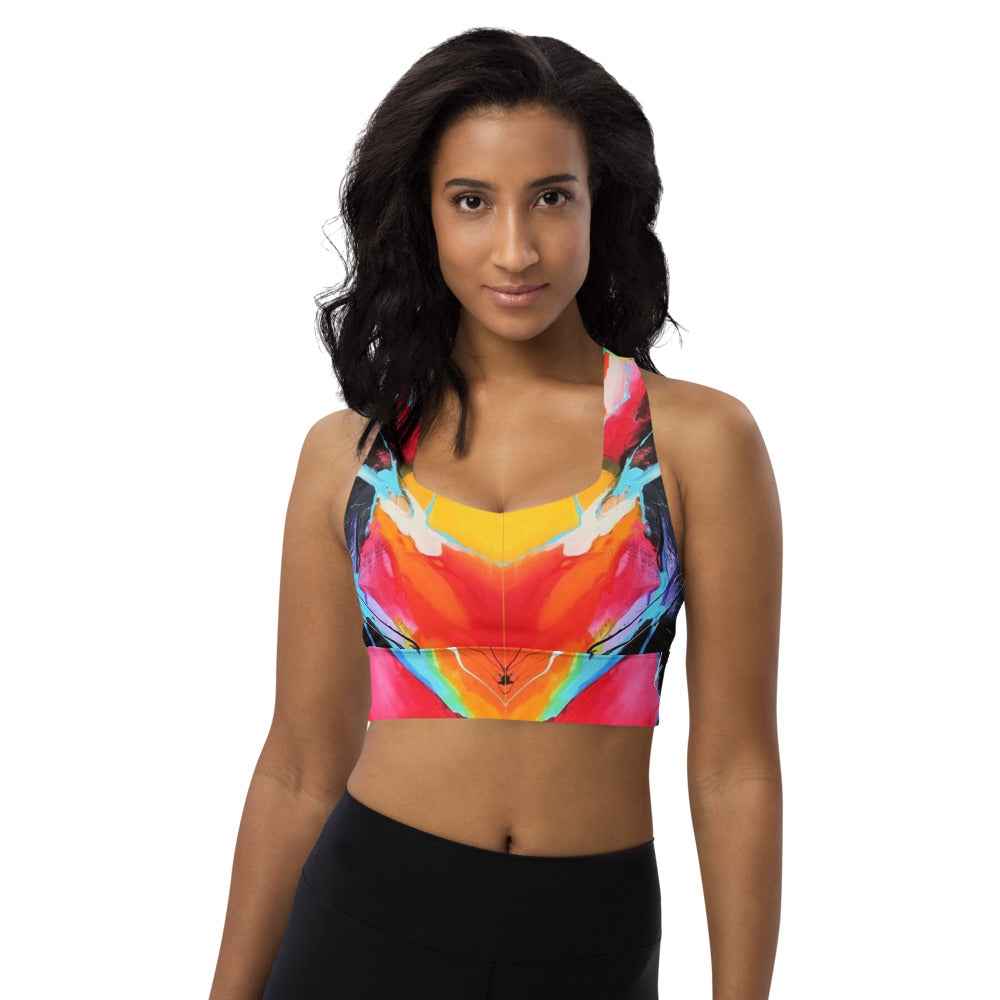 Eruption Longline Sports Bra