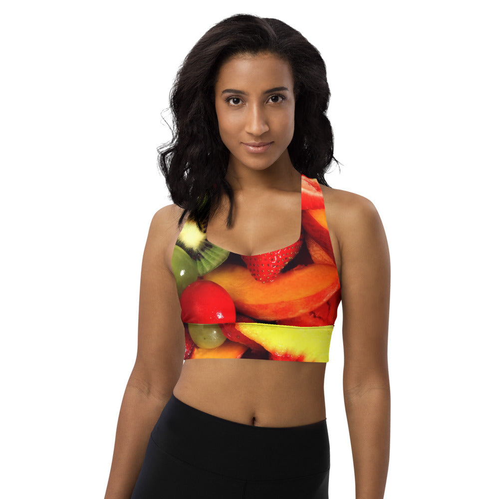 Summer Fruit Sports Bra