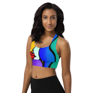 One Eye Longline Sports Bra