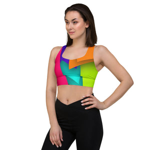 Colorlope Longline Sports Bra