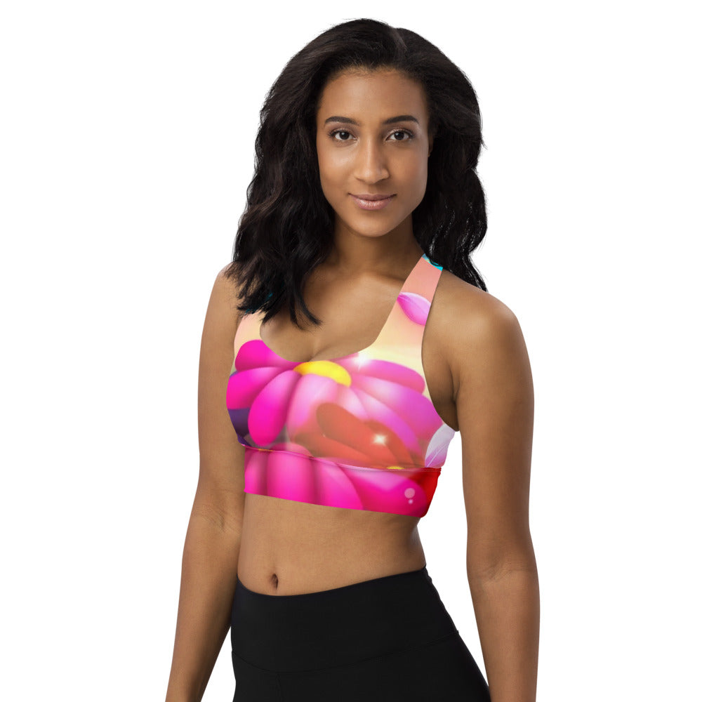 Spring Longline Sports Bra