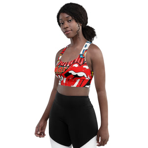 Pangs Longline sports bra