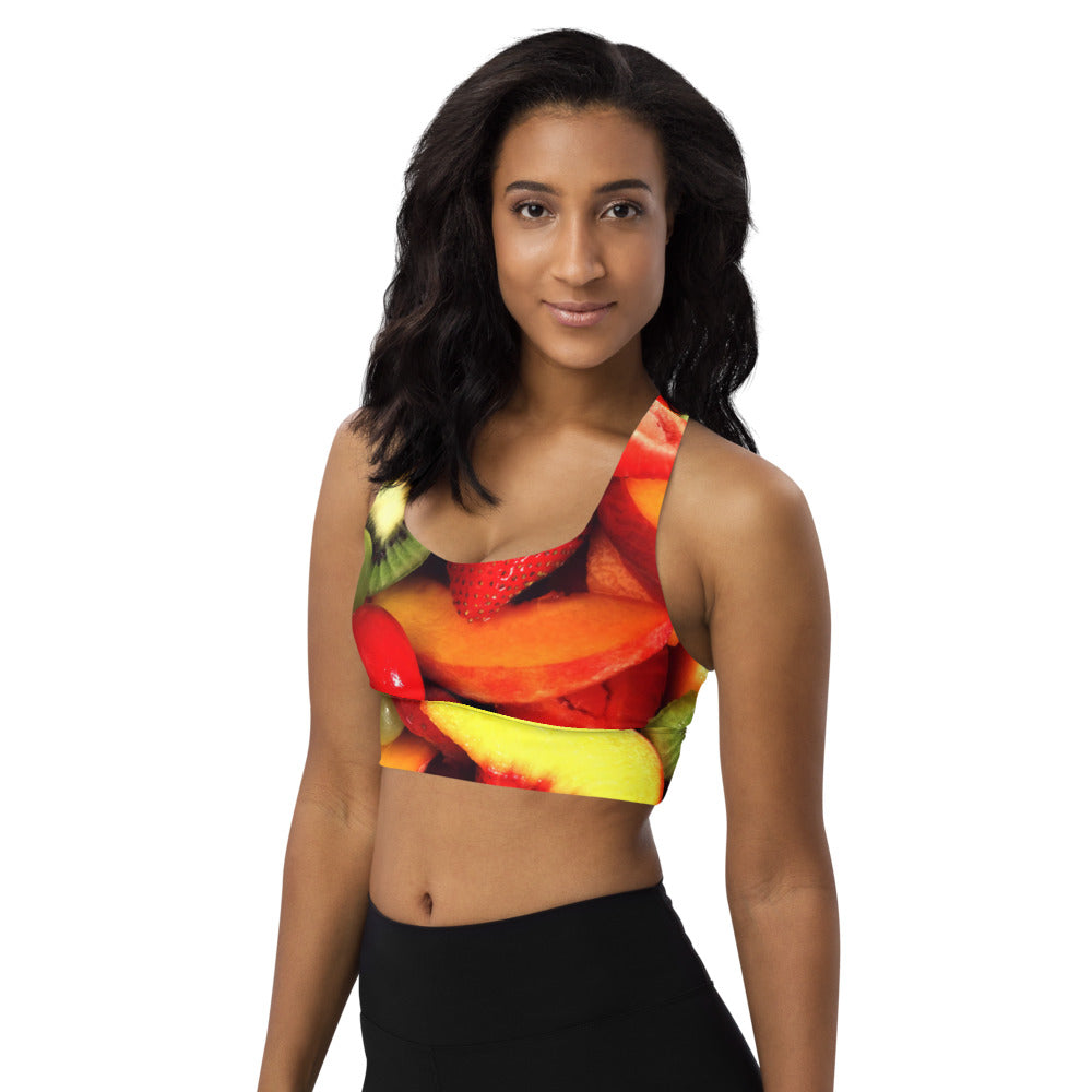 Summer Fruit Sports Bra