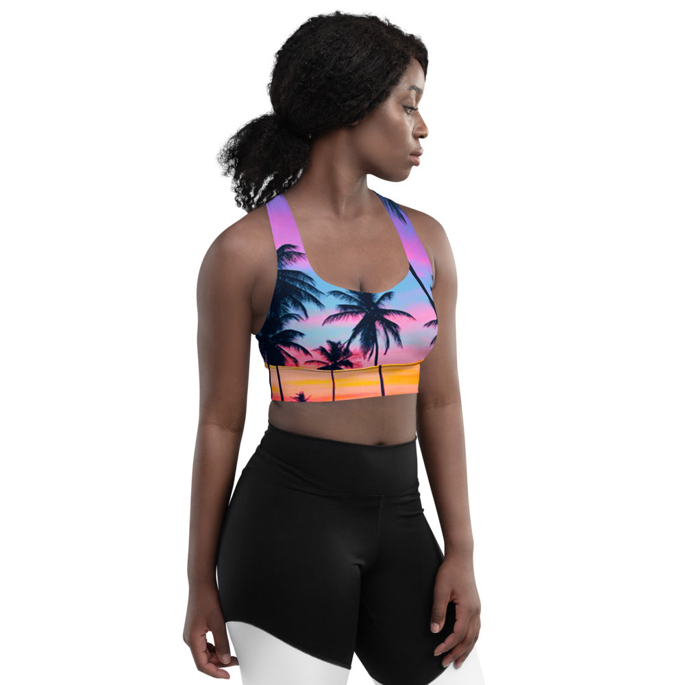 Sunset Longline Sports Bra