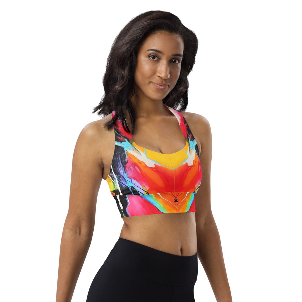 Eruption Longline Sports Bra