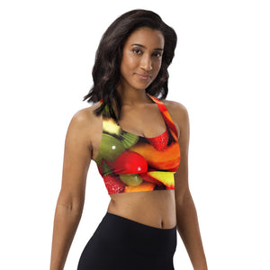 Summer Fruit Sports Bra