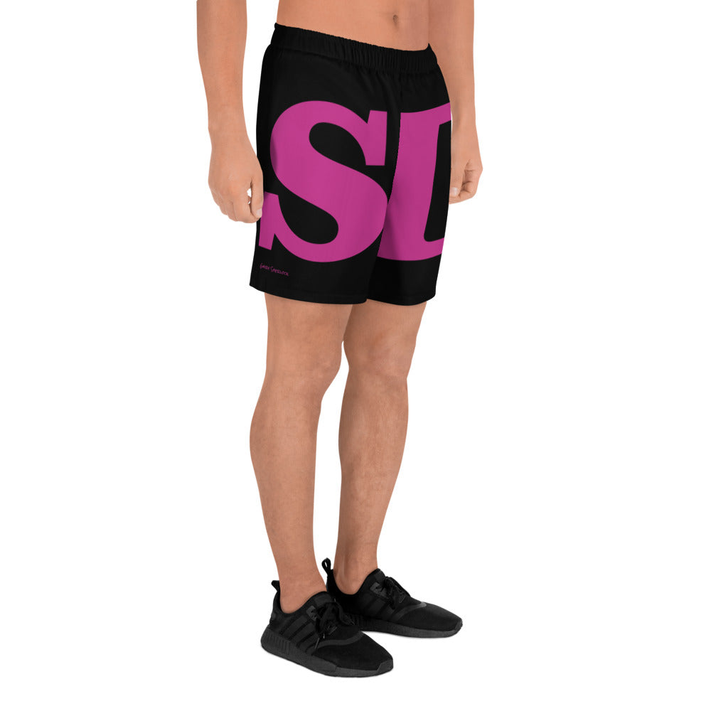 SDWL Violet on Black Shorts