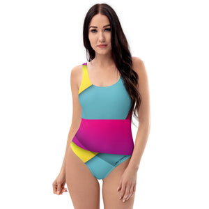 Colorblock One-Piece Swimsuit