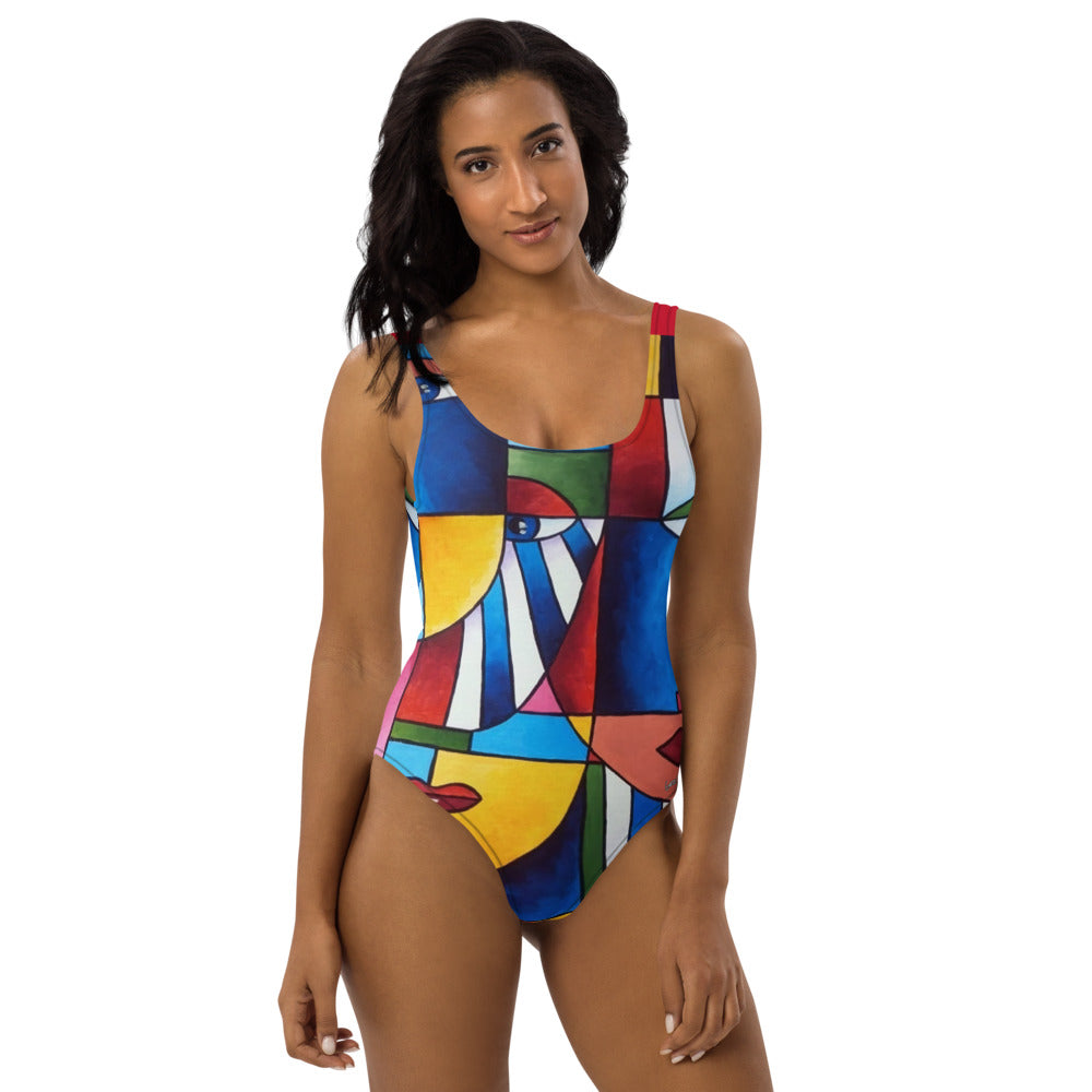 Artted One-Piece Swimsuit