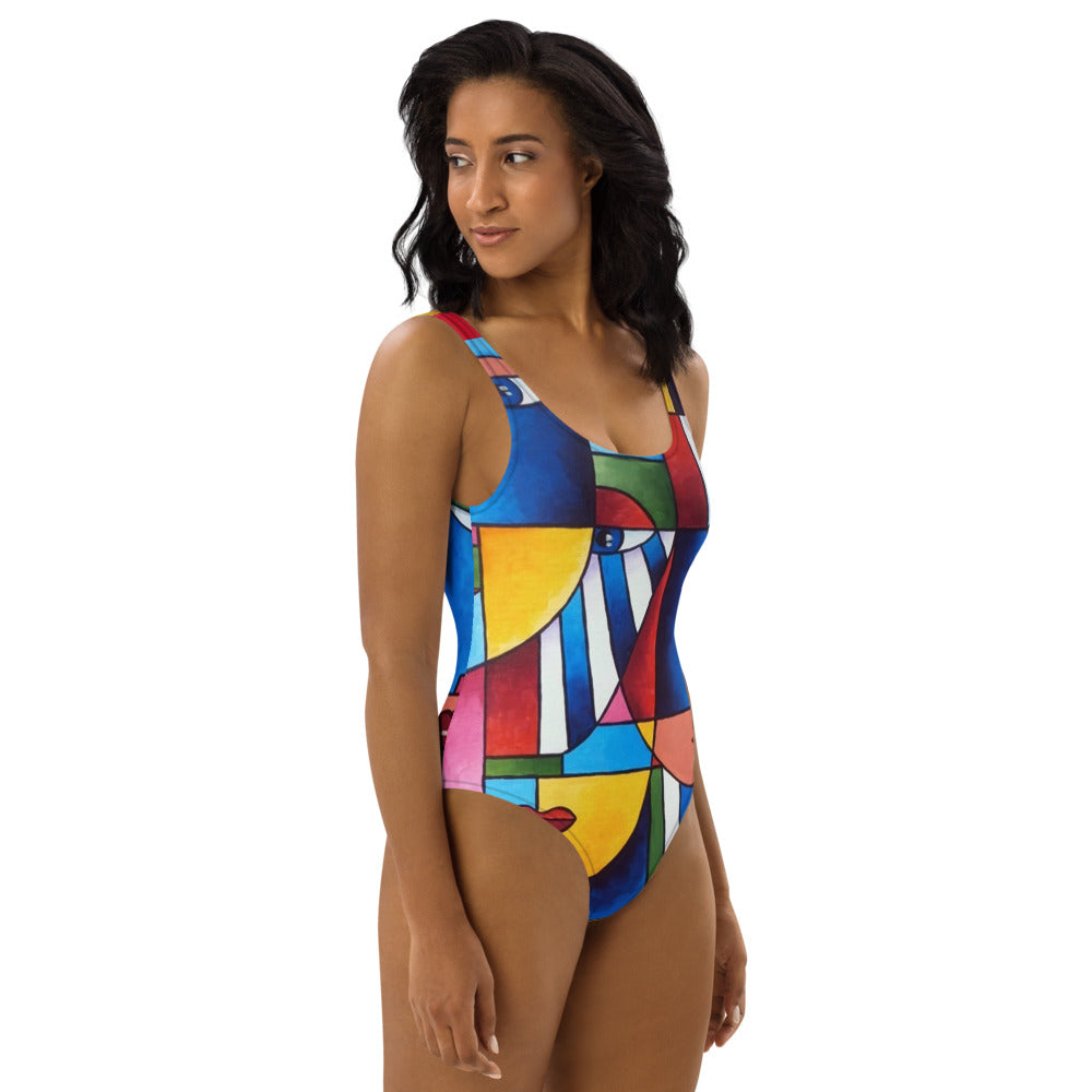 Artted One-Piece Swimsuit