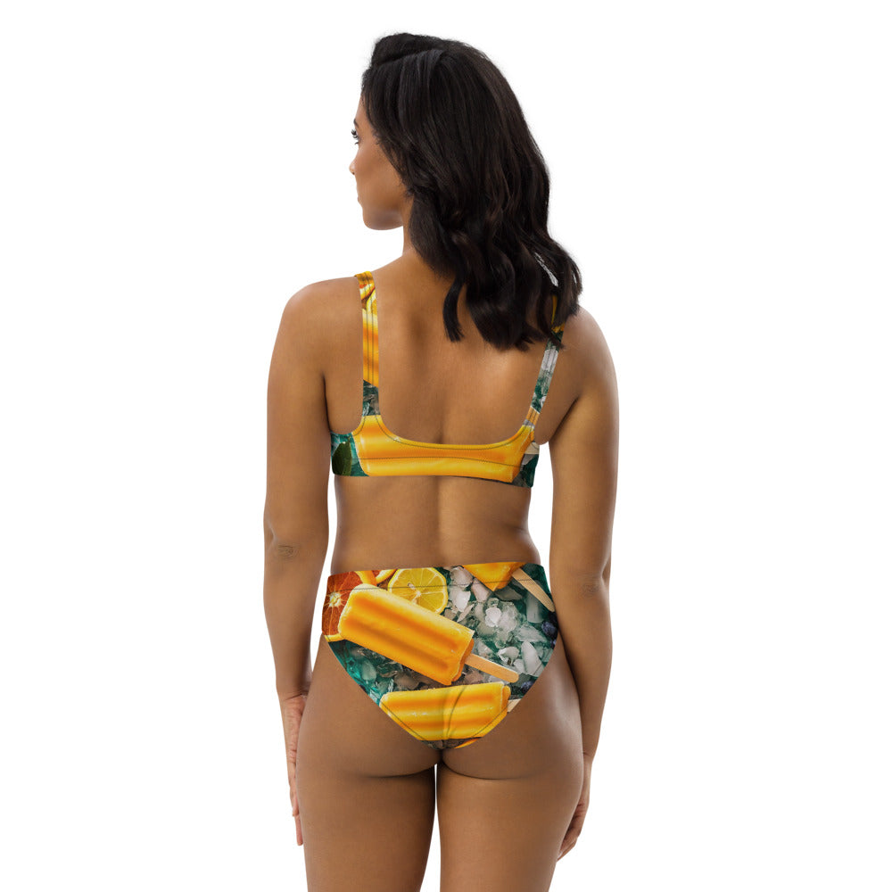 Citrus High-Waisted Bikini