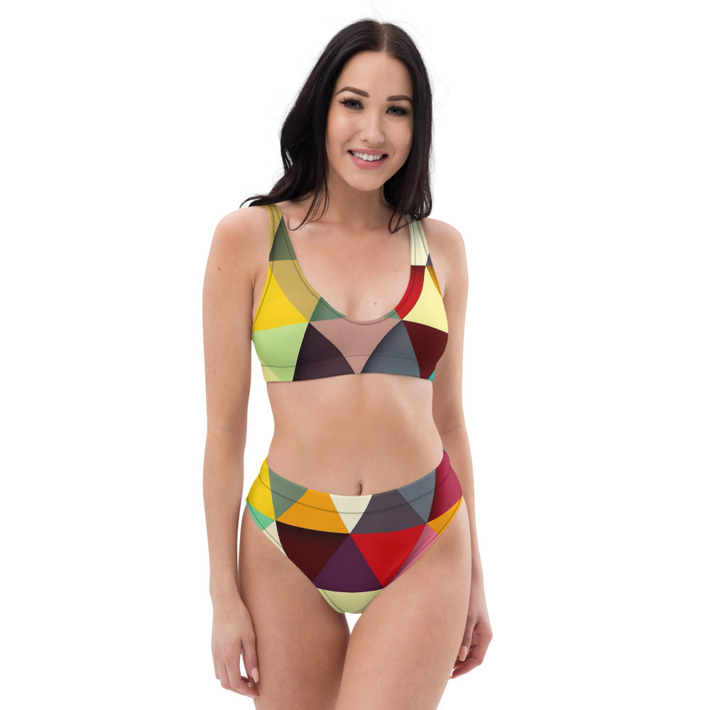 Pyramid High-Waisted Bikini