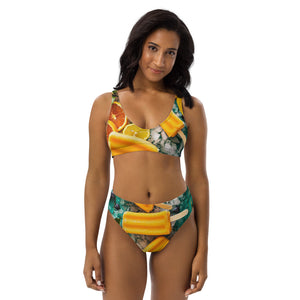 Citrus High-Waisted Bikini