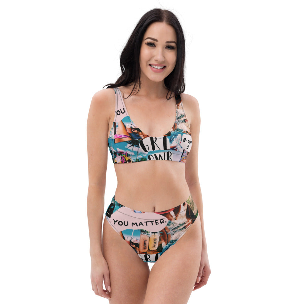 Girl Power High-Waisted Bikini